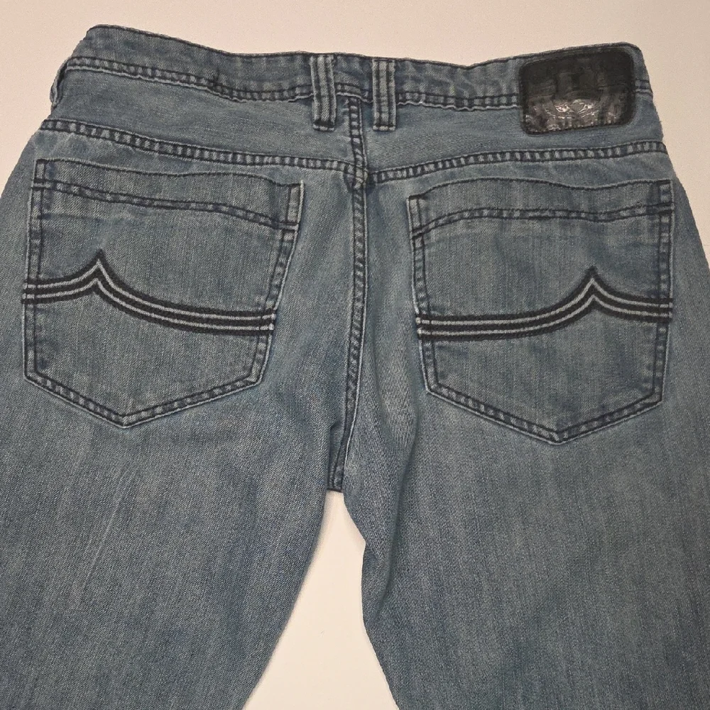 Men's Buffalo David Bitton Easy Fit Straight Blue Jeans‎ 33/32